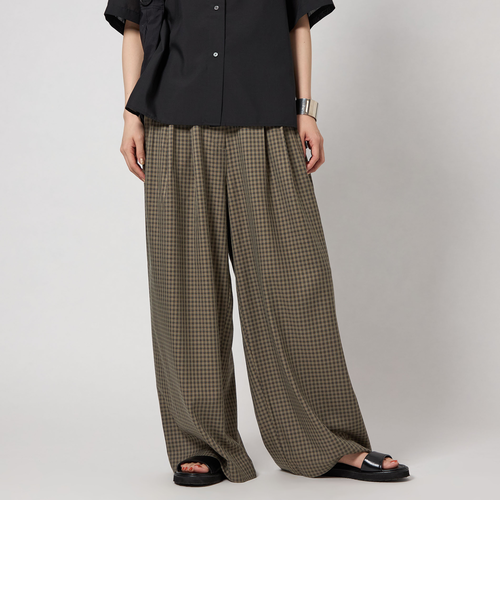 CITEN＞チェック3タックイージーパンツ｜シテンの通販｜&mall