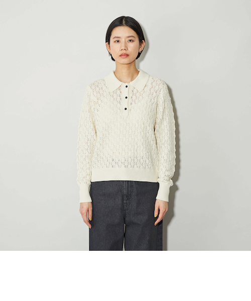 【完売品】新品タグ付き★　　 ＜CITEN＞レースアミポロエリニット CITEN＞レースアミポロエリニット | UNITED ARROWS LTD.ONLINE