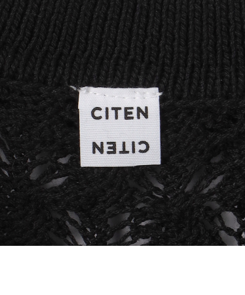 【新品】＜CITEN＞レースアミポロエリニット CITEN｜<CITEN>メッシュポロエリニット | Rakuten Fashion(楽天