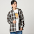 ＜CITEN＞オンブレチェックルーズシャツ