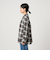 ＜CITEN＞オンブレチェックルーズシャツ