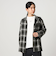 ＜CITEN＞オンブレチェックルーズシャツ