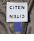 ＜CITEN＞ミニチェックジャケットブラウン