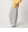 ＜CITEN＞ウールミックス3タックイージーワイドパンツ ライトグレー