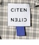 ＜CITEN＞トレンチライクショートブルゾンチェック
