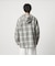 ＜CITEN＞チェックシャツフーディー