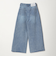 ＜CITEN＞タックデニムワイドパンツ