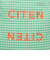 ＜CITEN＞パデッドギンガムトート