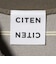 ＜CITEN＞ベロアボーダーポロトップ