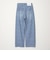 ＜CITEN＞ダメージデニムストレートパンツ ブルー