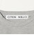 ＜CITEN＞フォルムスリーブワッフルトップ ライトグレー