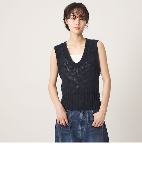 CITEN＞シアーモヘヤライクニットベスト｜シテンの通販｜&mall（アンド