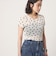 ＜CITEN＞シアードットキャップスリーブトップ