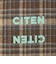 ＜CITEN＞チェック柄ジップポーチ