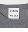 ＜CITEN＞バイカラーソデフリルニット