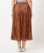 【洗える】シャイニーサテン スカート