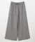 【接触冷感・UVケア】清涼リネン ワイドパンツ