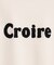 【洗える】スウェットライクロゴニット