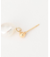 ラウンドパールピアス（両耳用）