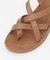 クロスストラップフラットサンダル