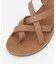 クロスストラップフラットサンダル