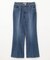 【洗濯機可/ストレッチ】デニムフレアパンツ