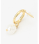 【WEB限定】ゴールドリングパールピアス(両耳用)