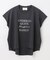 【UVケア/接触冷感】チュニック丈半袖ロゴTシャツ
