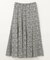 【洗濯機可能/ウエストゴム】プリントマーメイドスカート