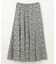 【洗濯機可能/ウエストゴム】プリントマーメイドスカート