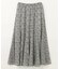 【洗濯機可能/ウエストゴム】プリントマーメイドスカート