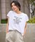 【接触冷感】フレンチスリーブロゴTシャツ