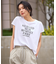 【接触冷感】フレンチスリーブロゴTシャツ
