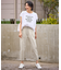 【接触冷感】フレンチスリーブロゴTシャツ