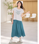 【接触冷感】フレンチスリーブロゴTシャツ