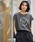 【接触冷感】フレンチスリーブロゴTシャツ
