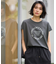 【接触冷感】フレンチスリーブロゴTシャツ