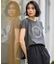 【接触冷感】フレンチスリーブロゴTシャツ