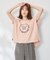 【接触冷感】フレンチスリーブロゴTシャツ