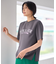 【WEB限定/UVカット/吸水速乾/接触冷感】ジョーゼットロゴ半袖Tシャツ