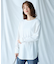 【洗濯機可】リブポイントテールＴシャツ