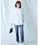 【洗濯機可】リブポイントテールＴシャツ
