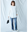 【洗濯機可】リブポイントテールＴシャツ