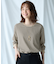【洗濯機可】リブポイントテールＴシャツ