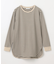【洗濯機可】リブポイントテールＴシャツ