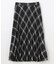 【洗濯機可/ウエストゴム】チェックプリーツスカート