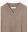 【洗濯機可】ラムウールＶネックプルオーバー