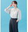 【接触冷感/UVカット/抗菌防臭/速乾】エニイファンクション シャーリングブラウス