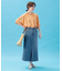 【新色追加/洗濯機可/接触冷感/UVケア】スキッパーネック袖タックブラウス