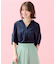 【新色追加/洗濯機可/接触冷感/UVケア】スキッパーネック袖タックブラウス